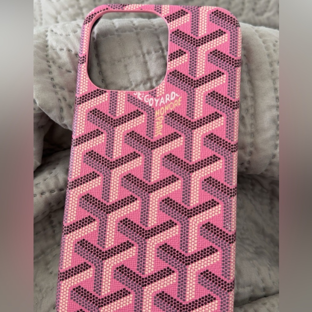 Goyard Pink and Black  iPhone Case